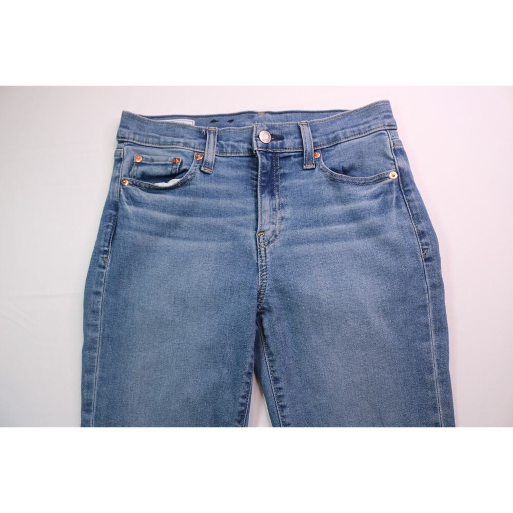 Gap Classic Straight Mid-Rise Women's Jeans - Size 28/4R - Color Blue - Picture 3 of 16